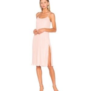 NBD pleated midi dress